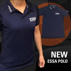 Womens ESSA &#39;Evo&#39; Polo - Navy Large