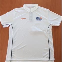 Men ESSA Member ASICS polo shirt - White XL